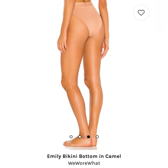 We Wore What Emily Belted Bikini Bottom Camel - Size XL NWT - Picture 8 of 8
